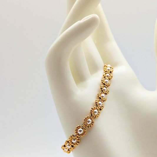 Armband "Sonne" - hochwertig vergoldet