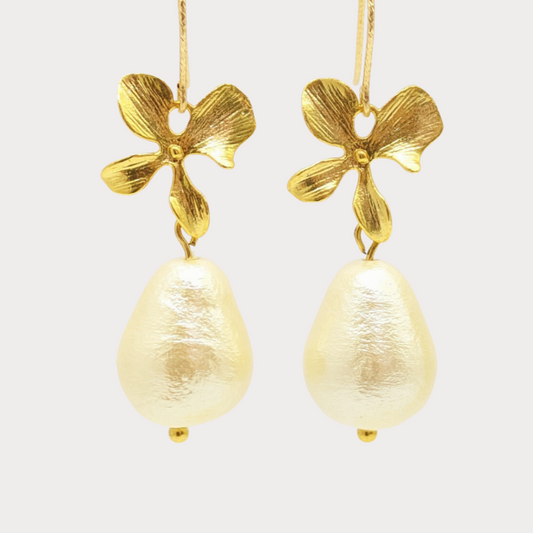 Earrings "Celina" - high-quality gold-plated