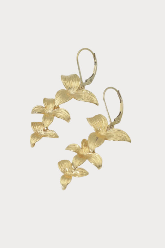 Earrings "Celina" - high-quality gold-plated