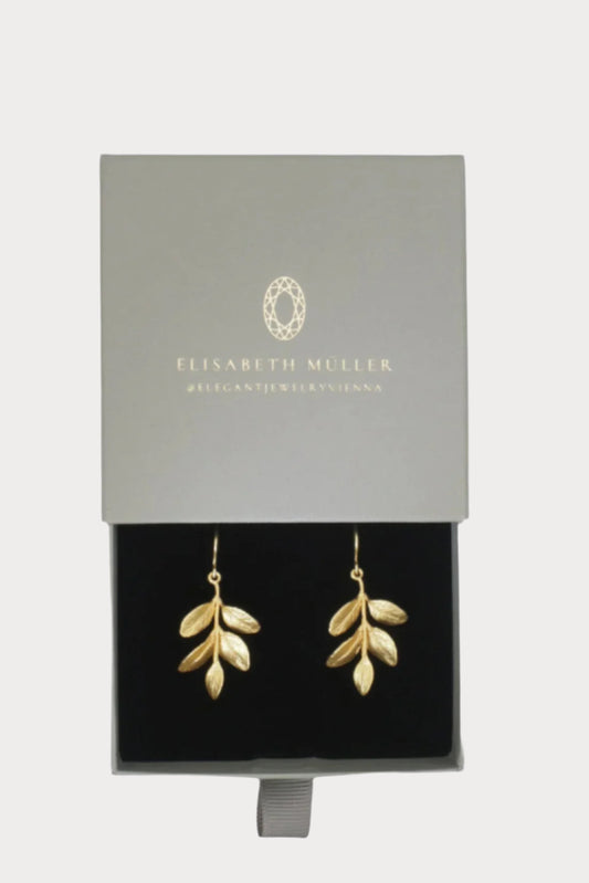 Earrings "Victoria" - high-quality gold-plated